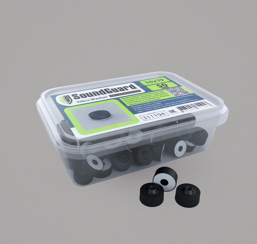 Шайба виброразвязывающая SoundGuard Vibro Washer 10x19 (50 шт.)