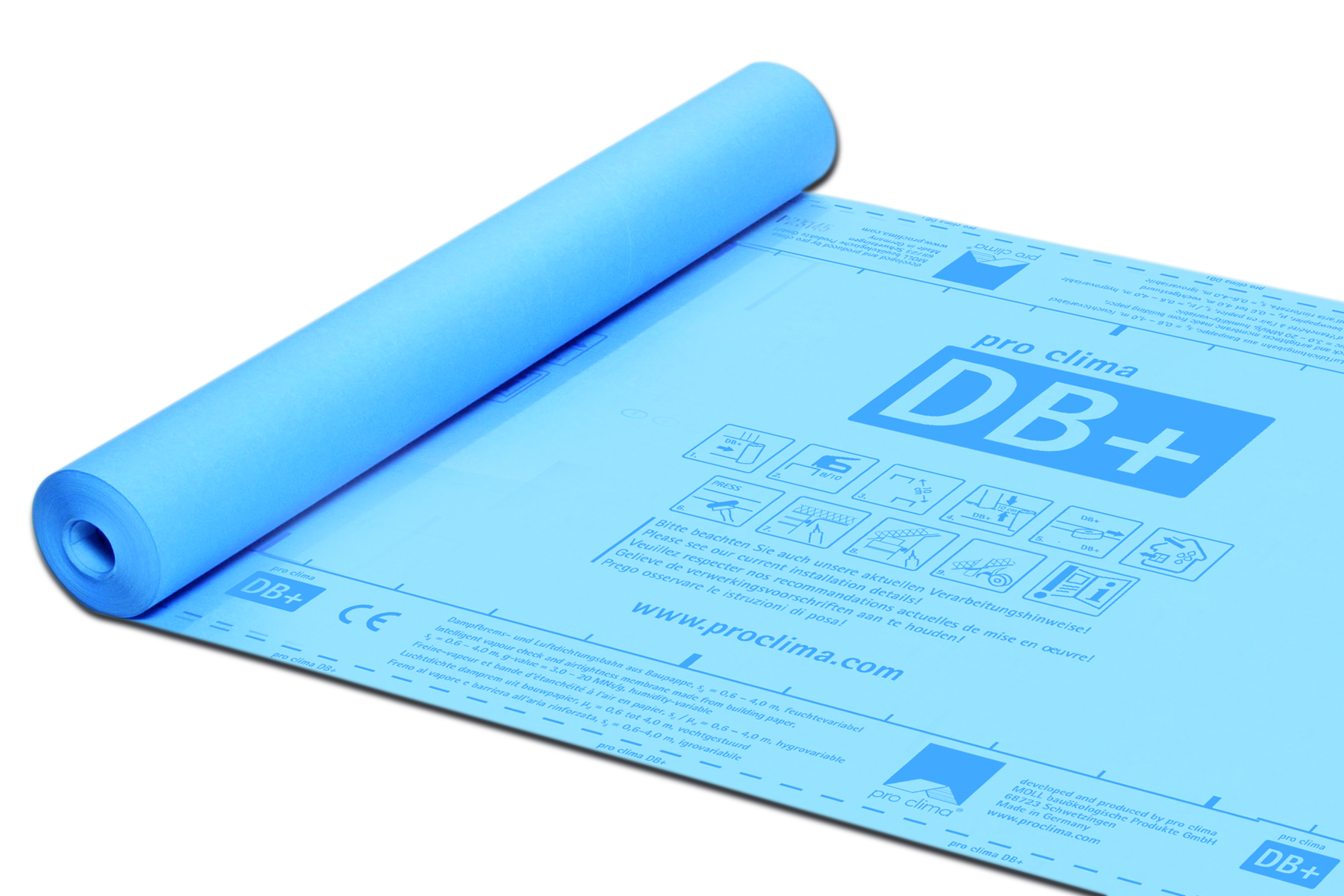 Бумажная пароизоляционная мембрана DB+